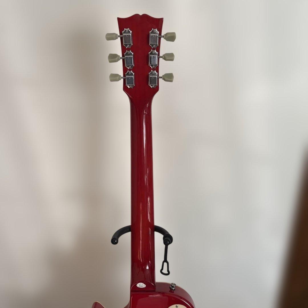 レスポールスタイル エレキギター オレンジ・レッド