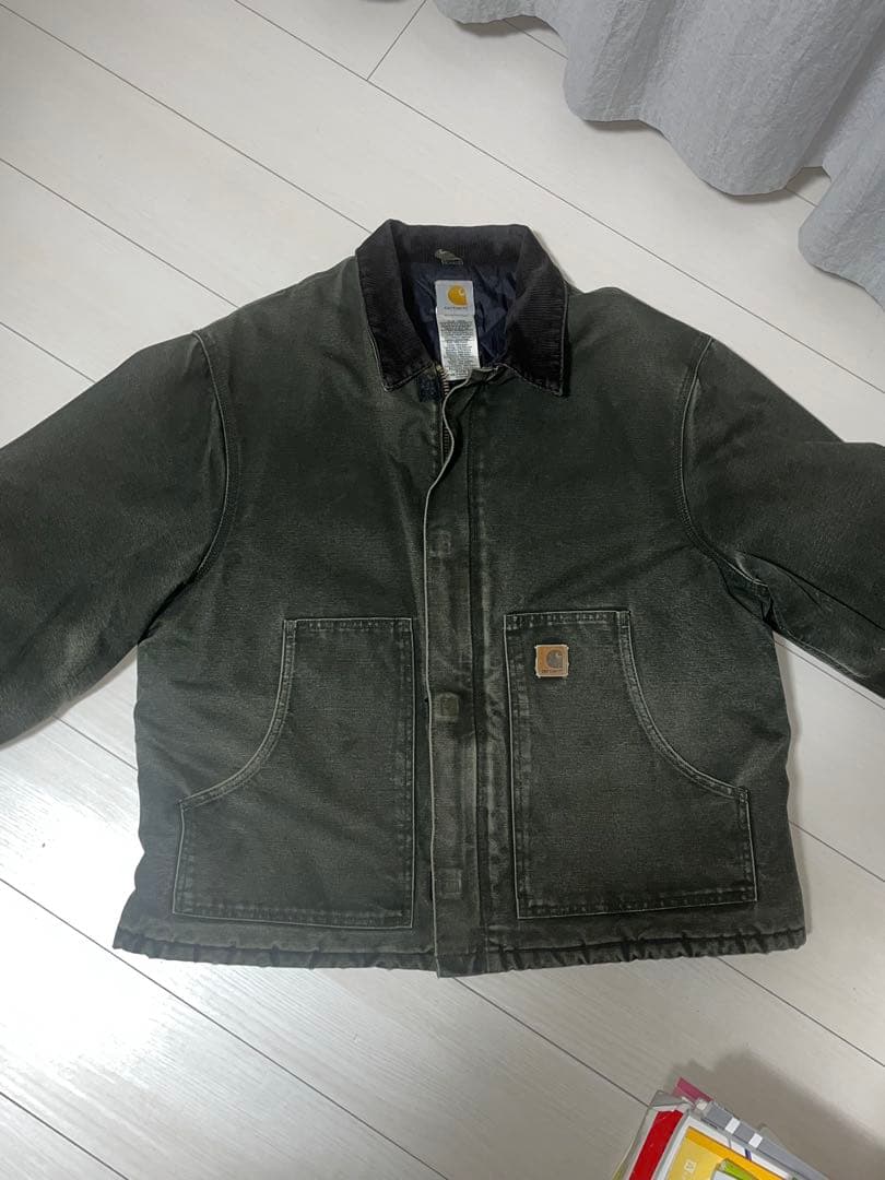 Carhartt モスグリーントラディショナルジャケット