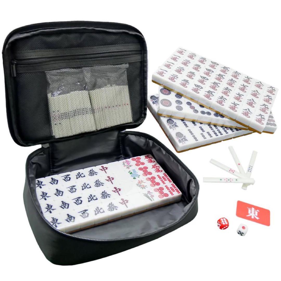 麻雀卓 折りたたみ 高さ調整 収納バッグが付 黒、麻雀牌 手打ち麻雀卓用28ミリ