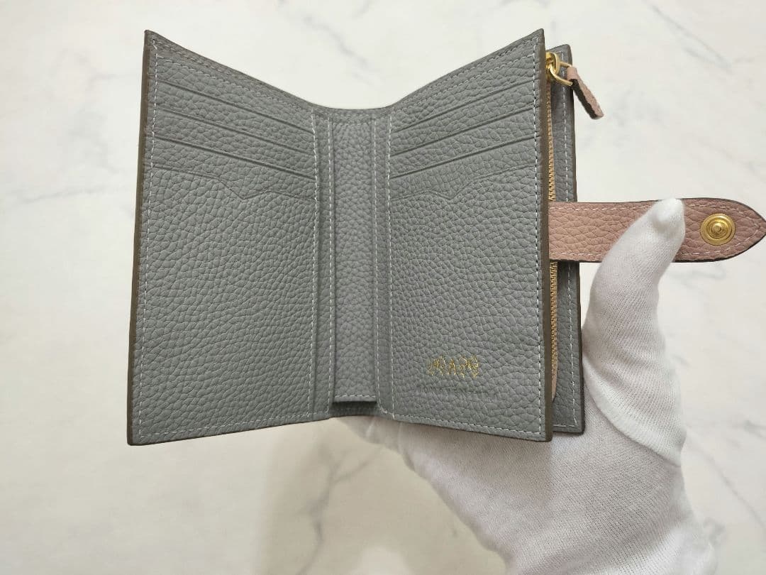 【ホリデー限定】数量限定 BONAVENTURA 二つ折り財布 くすみピンク