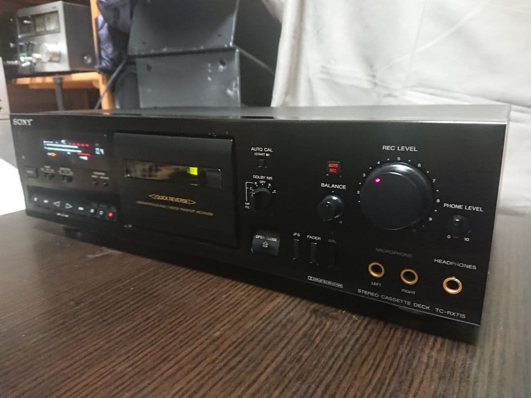 美品メンテナンス整備済SONYステレオカセットデッキ TC-RX715