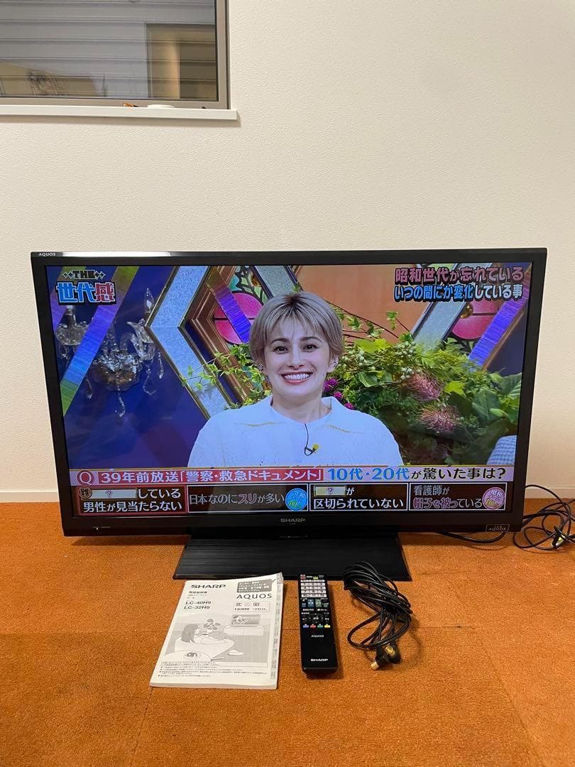SHARP LED 液晶テレビ 40V型 LC-40H9 ハイビジョン