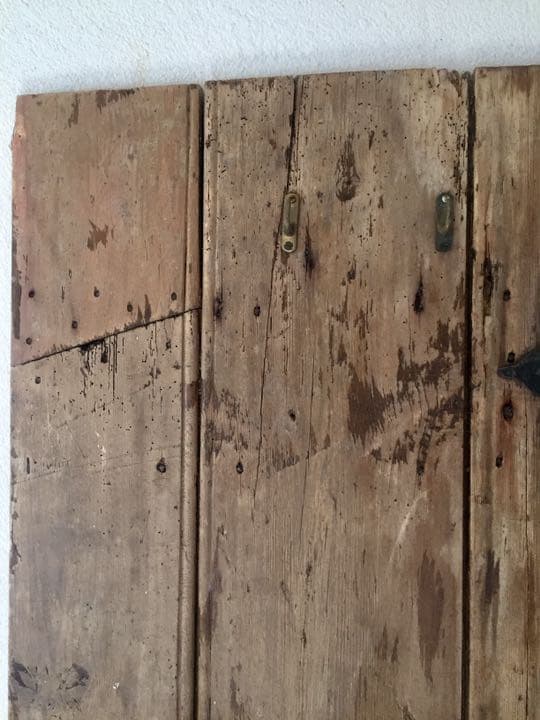 アンティーク ドア 金具付き