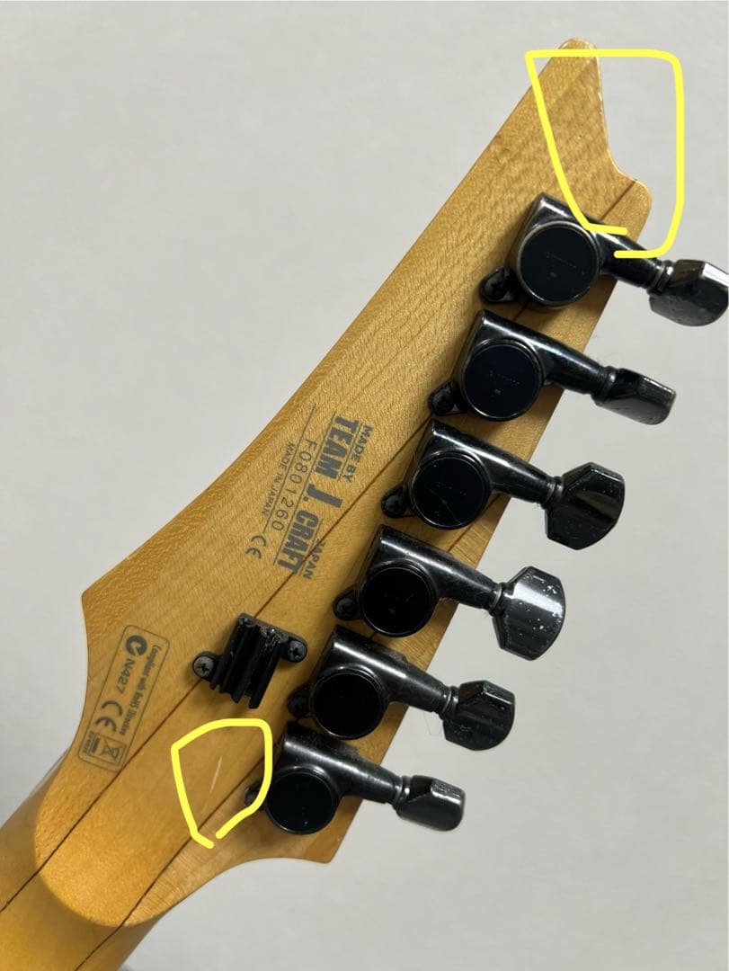 Ibanez Prestige RG2550ZGW 専用ハードケース付