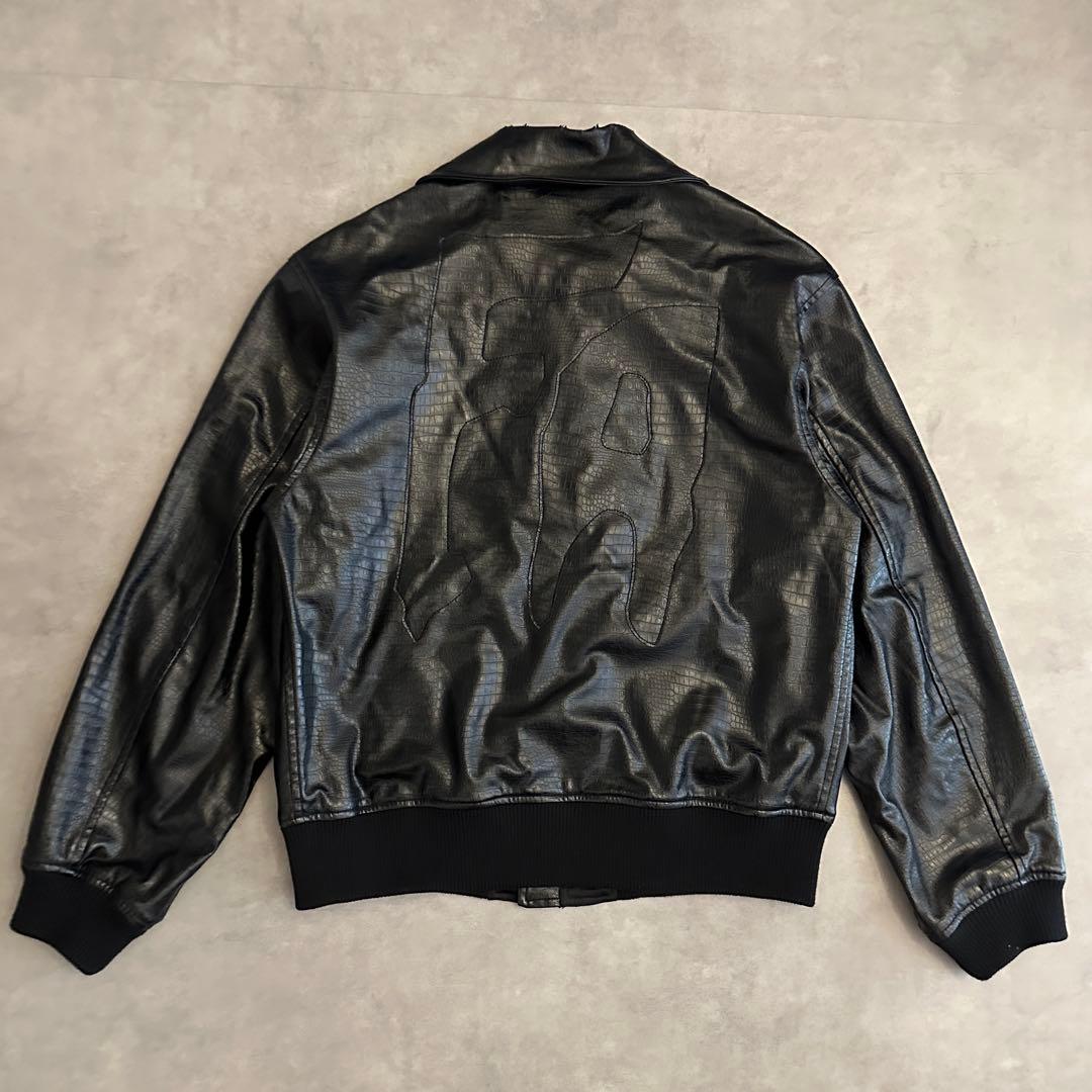 Fucking Awesome ブラックレザージャケット