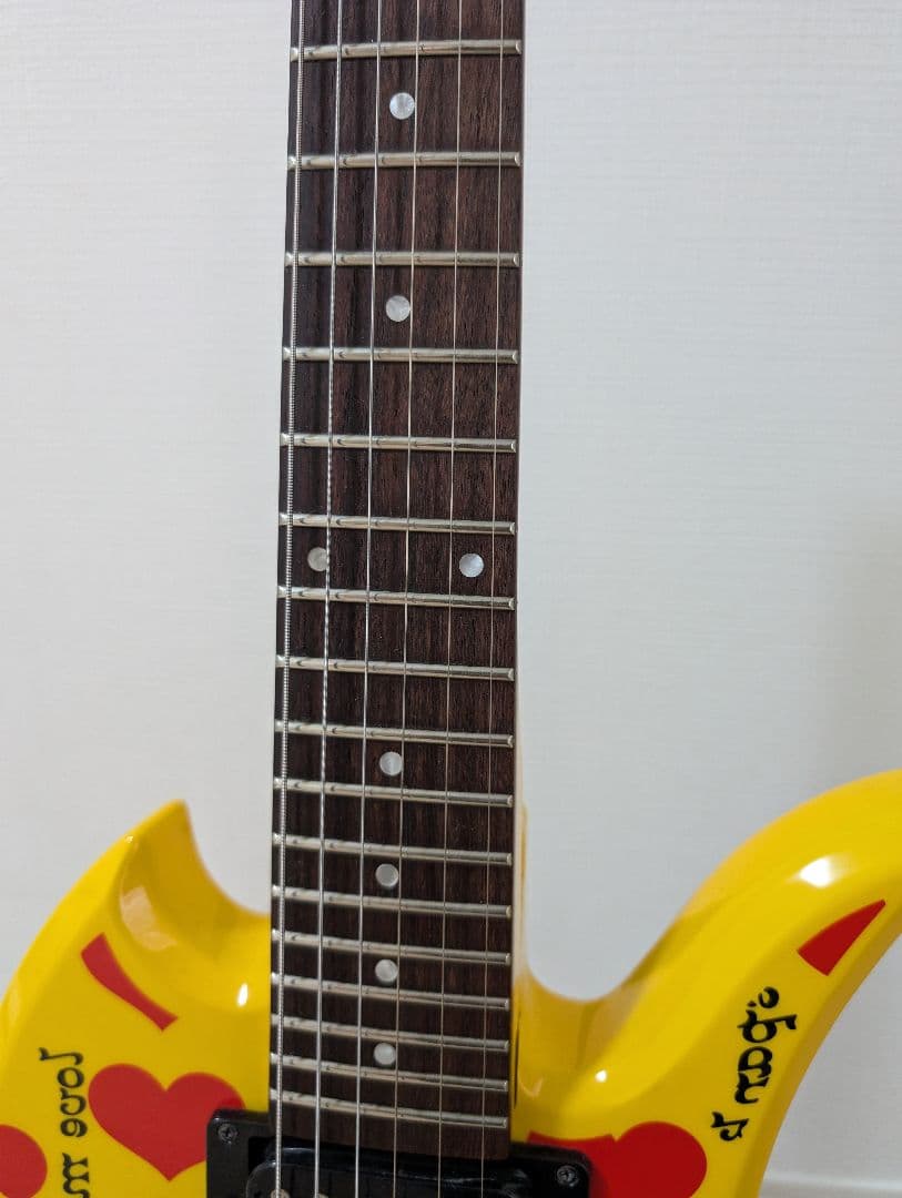 希少 BURNY YH-JR hideモデル アンプ内蔵 モッキンバード ギター