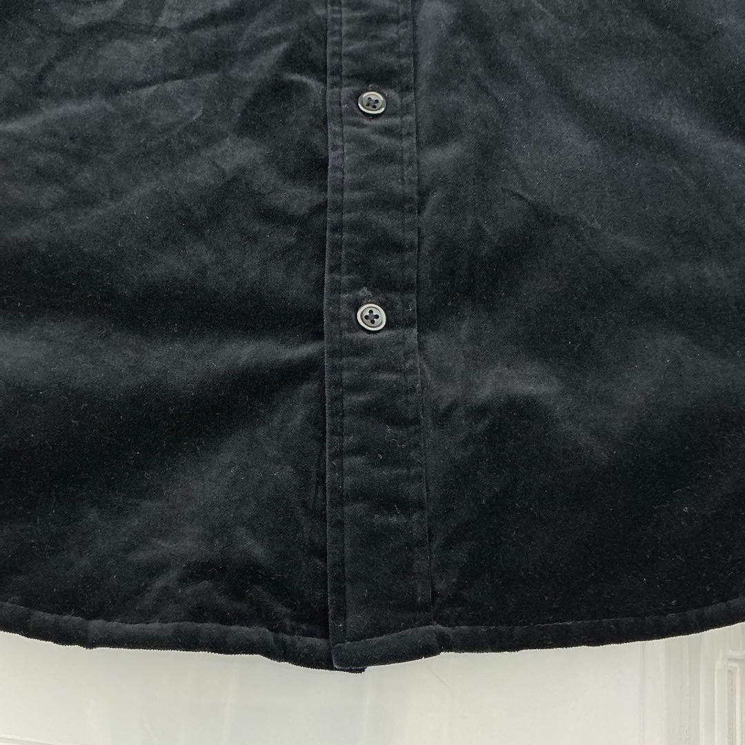 SUPREME 25AW Quilted Lined Hooded ベロアシャツ