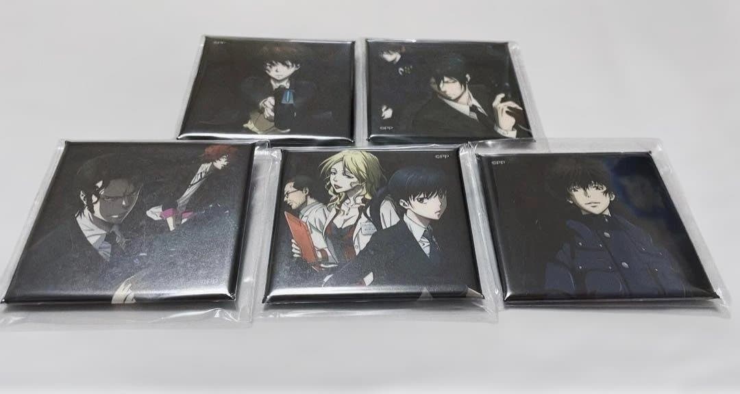 ❣️円盤特典❣️PSYCHO-PASS サイコパス2 スクエア缶バッジ5個セット