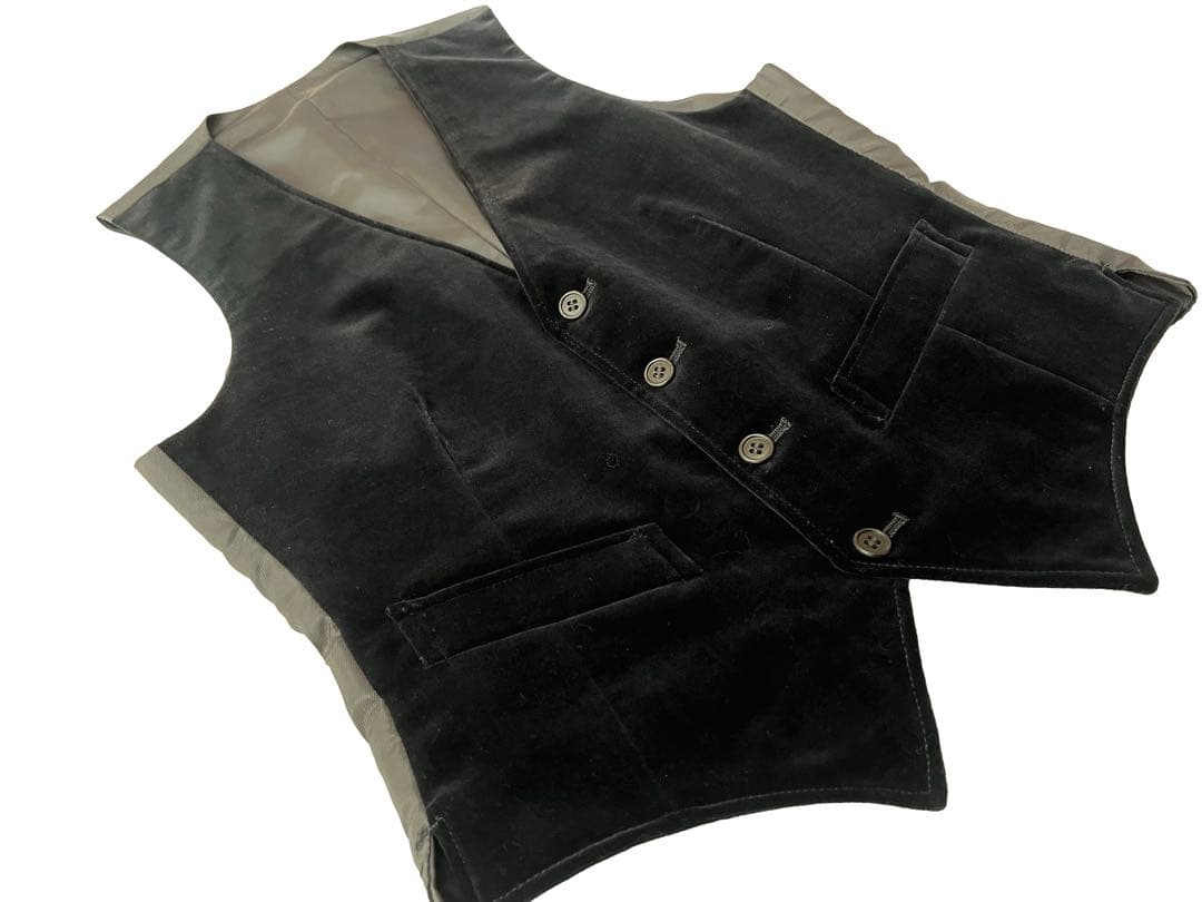 【1970s】Vintage Velvet Gilet ジレ 超希少 イギリス製