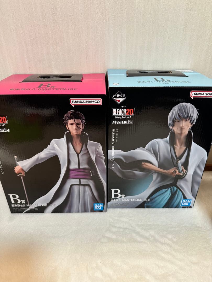 一番くじBLEACH 20th B賞藍染惣右介　B賞市丸ギン　セット