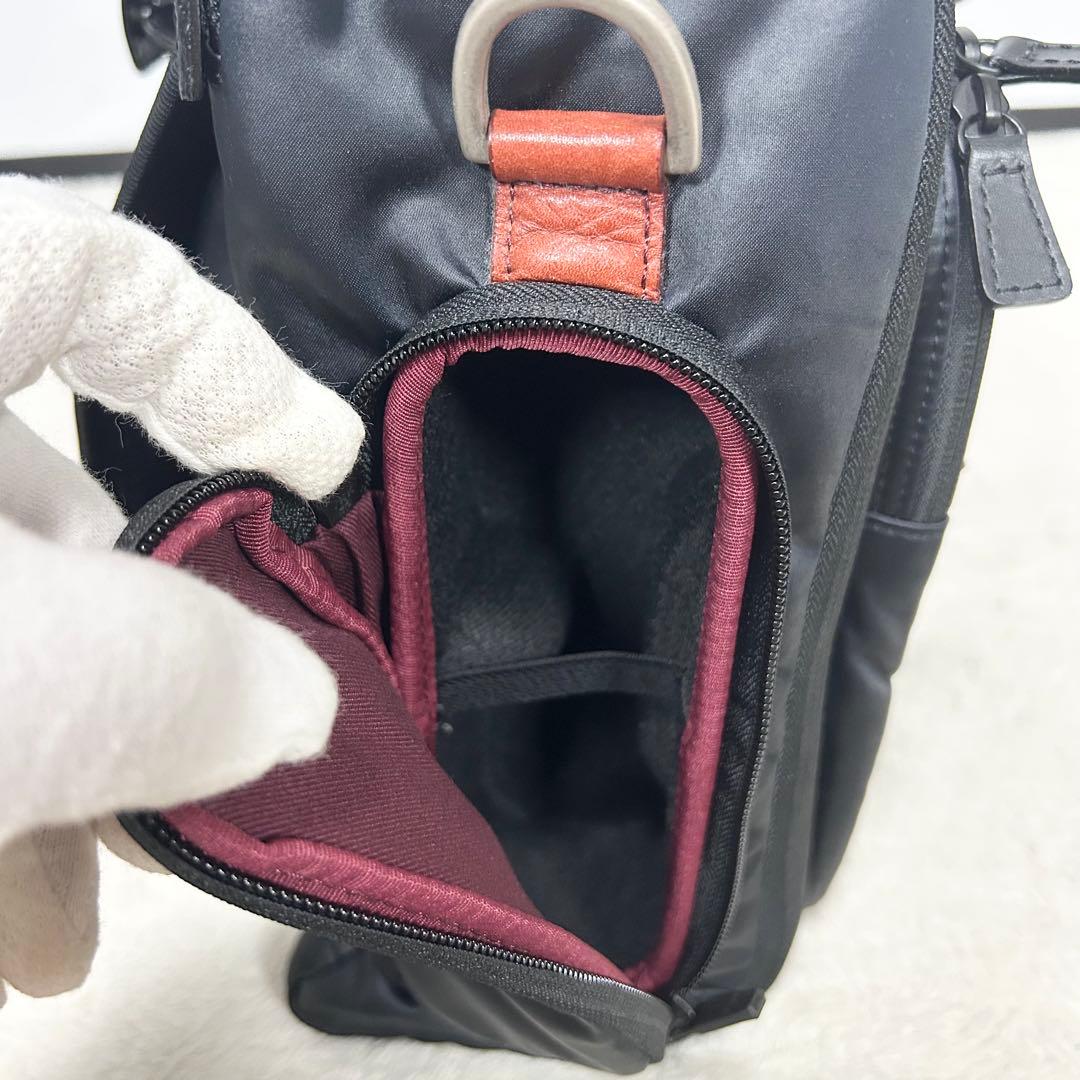 希少❗️豊岡鞄×鯖江眼鏡　眼鏡収納付き　ブリーフケース　3way ビジネスバッグ