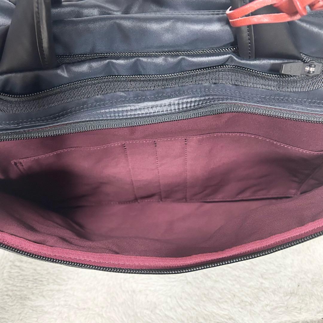 希少❗️豊岡鞄×鯖江眼鏡　眼鏡収納付き　ブリーフケース　3way ビジネスバッグ