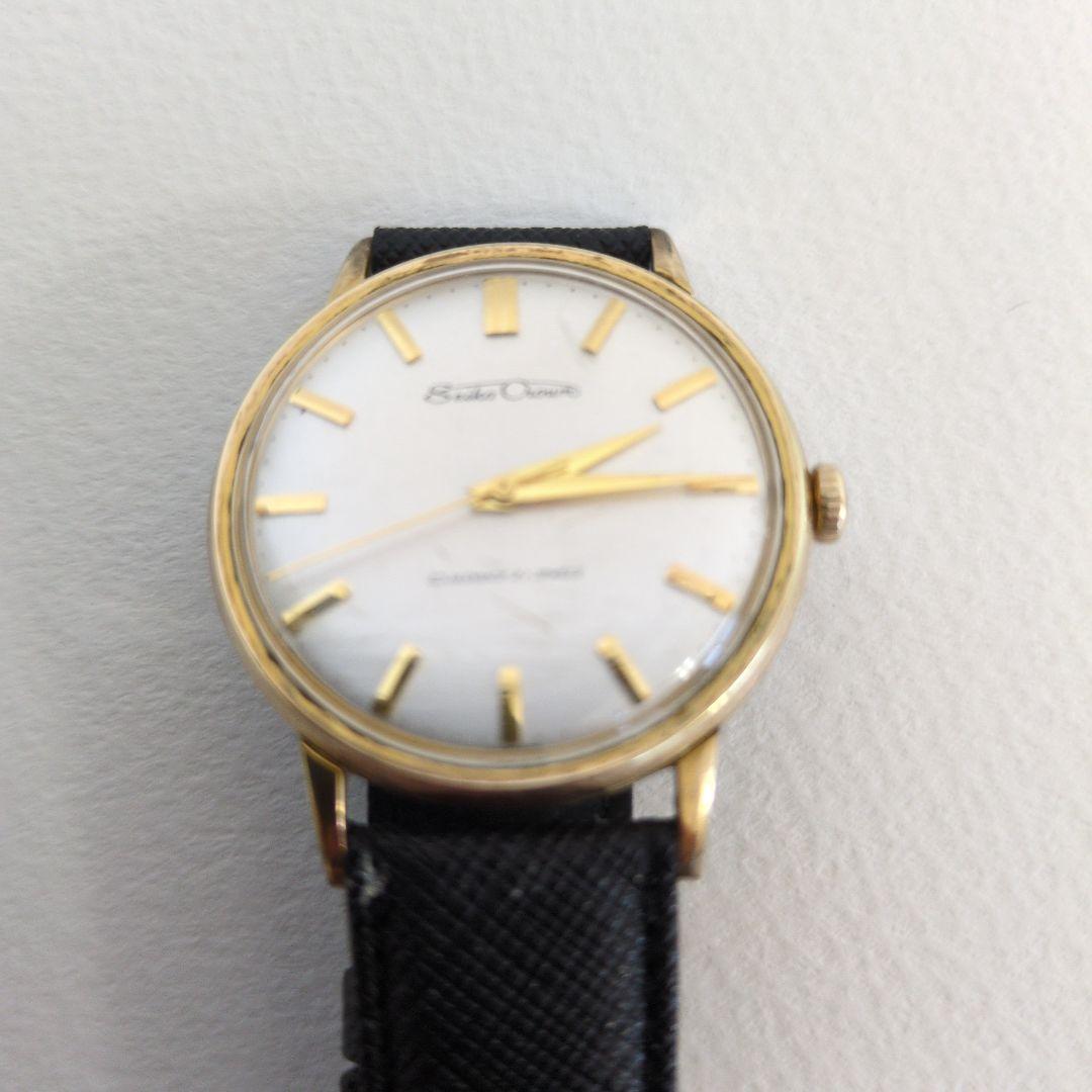 [稼動]SEIKO CROWN 手巻アンティーク腕時計 J14071E 21石