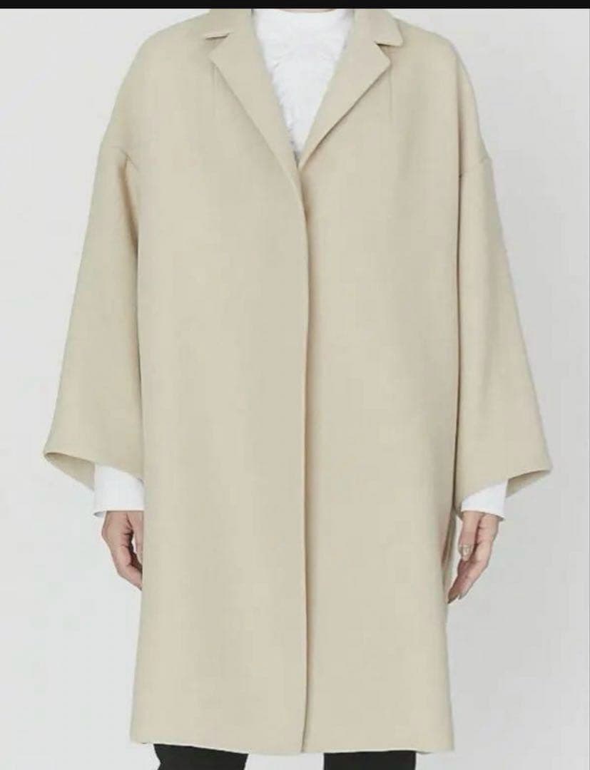 ヨーコチャン　YOKO CHAN バックパール　コート　ウール