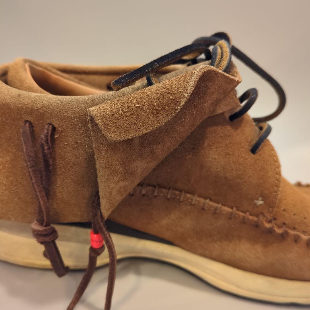 visvim ブラウン スエード モカシン靴 ブラウン US9