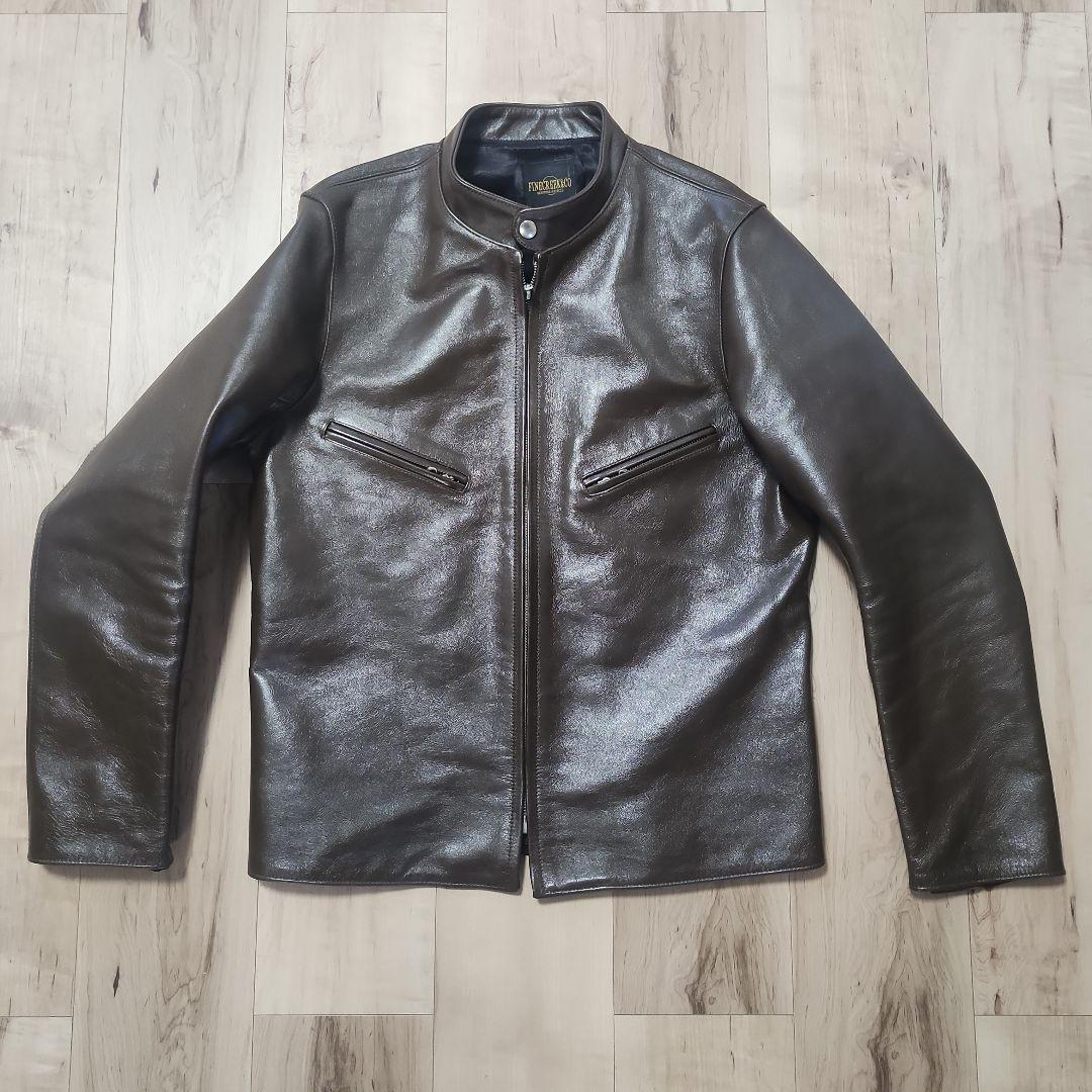 チャム様FINE CREEK &CO レザージャケット　革ジャン　ライダース