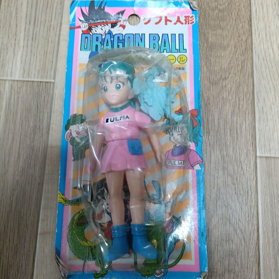 当時物　エポック　ドラゴンボール　ブルマ　ソフト人形　ソフビ