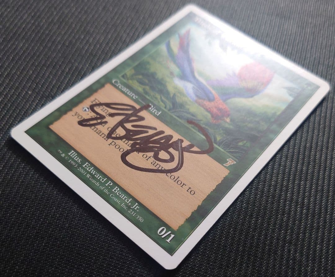 mtg 稀少 サインド 英語版 極楽鳥 7th 7ed 七版