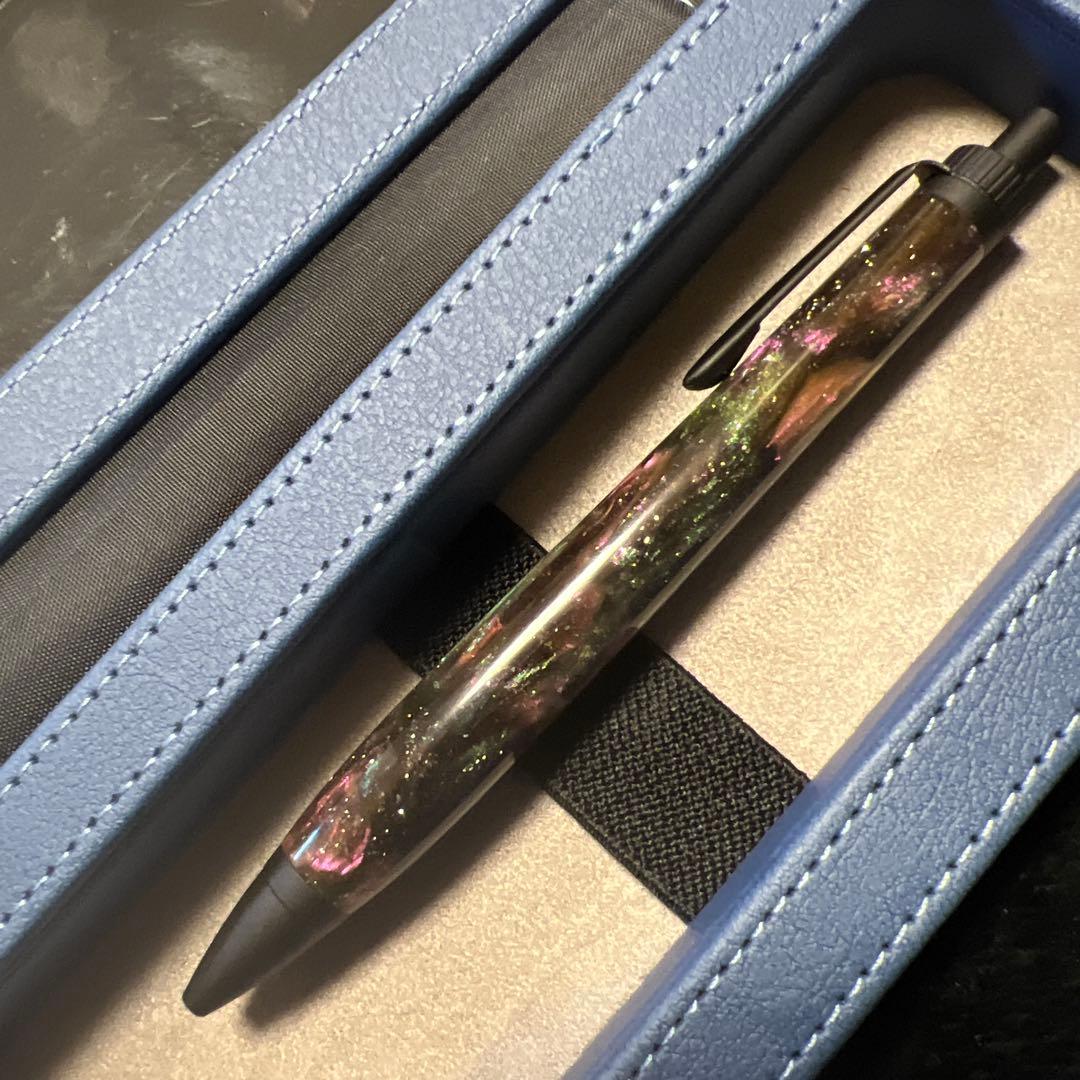 金木犀 レジン　ボールペン　ペンケースつき