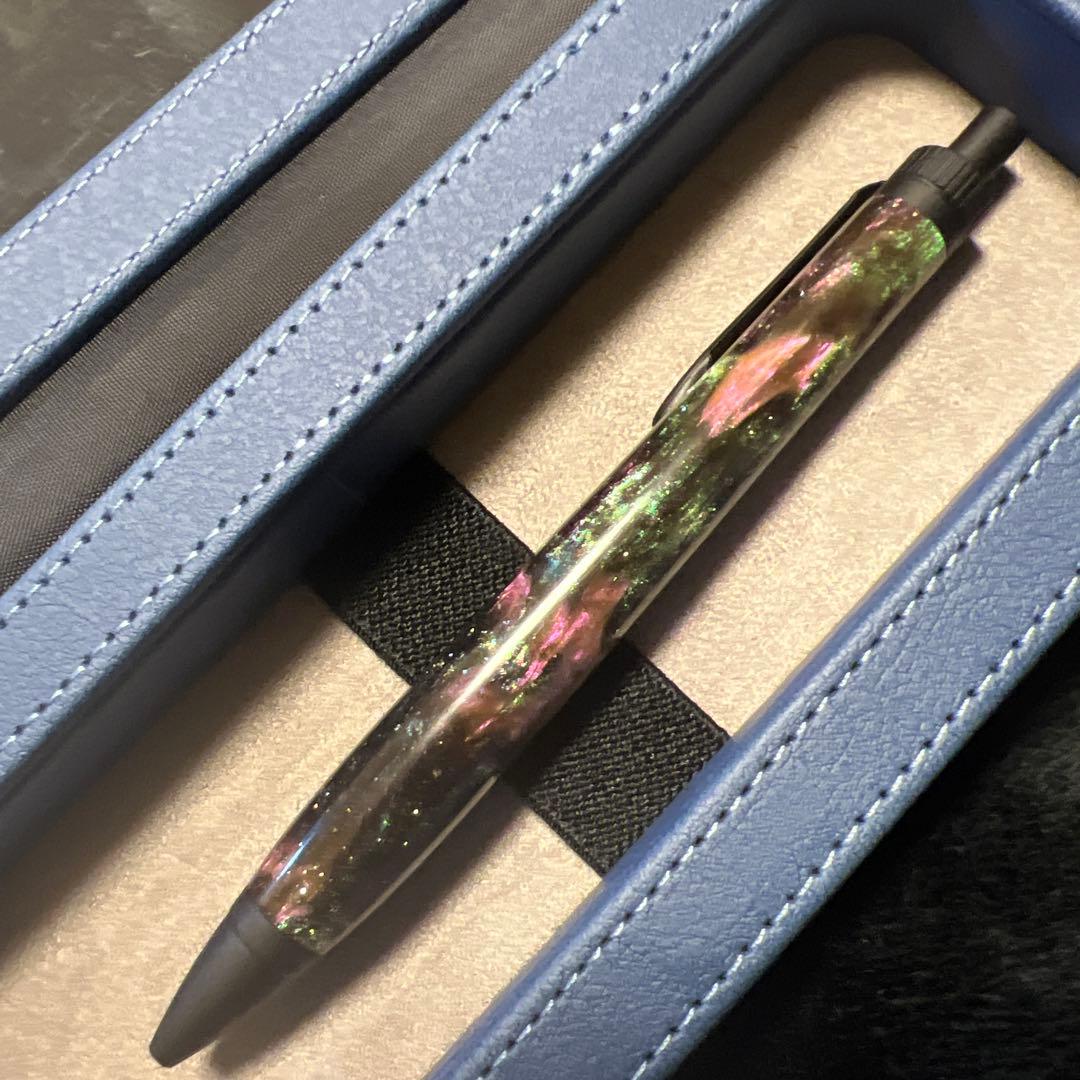 金木犀 レジン　ボールペン　ペンケースつき