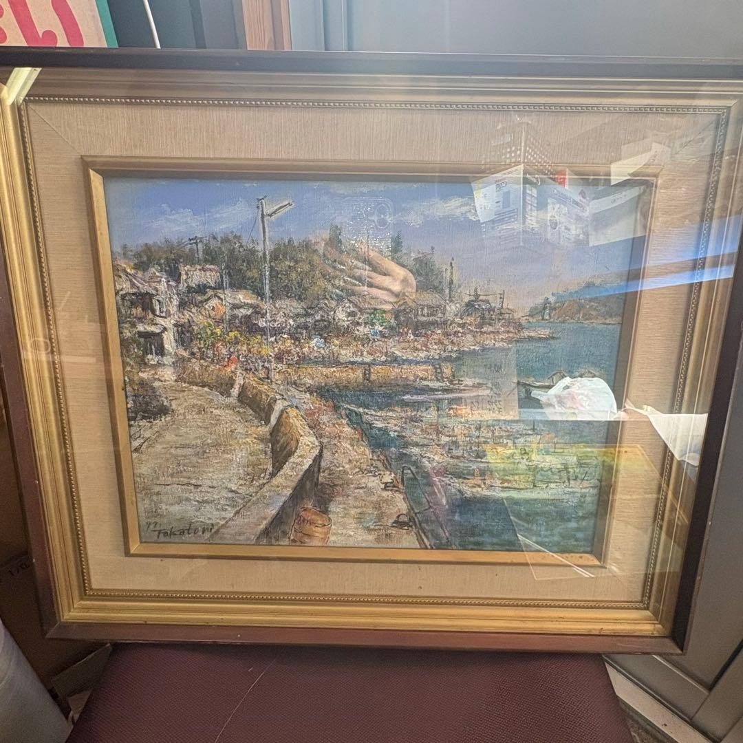 ⚪️油彩画 タカトリ作