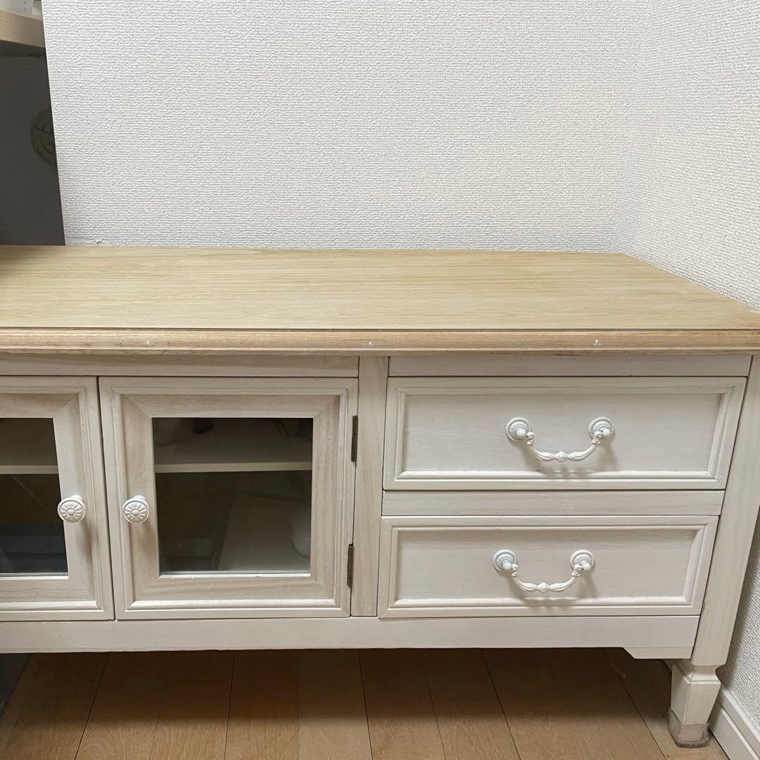 ホワイト アンティークスタイル テレビ台90cm