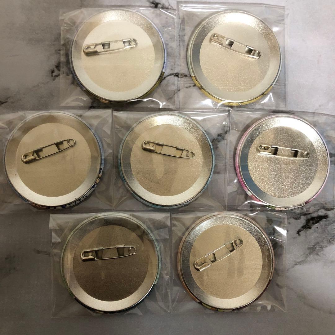 銀魂 キャラバッジ 夏祭り 浴衣　缶バッジ　7点