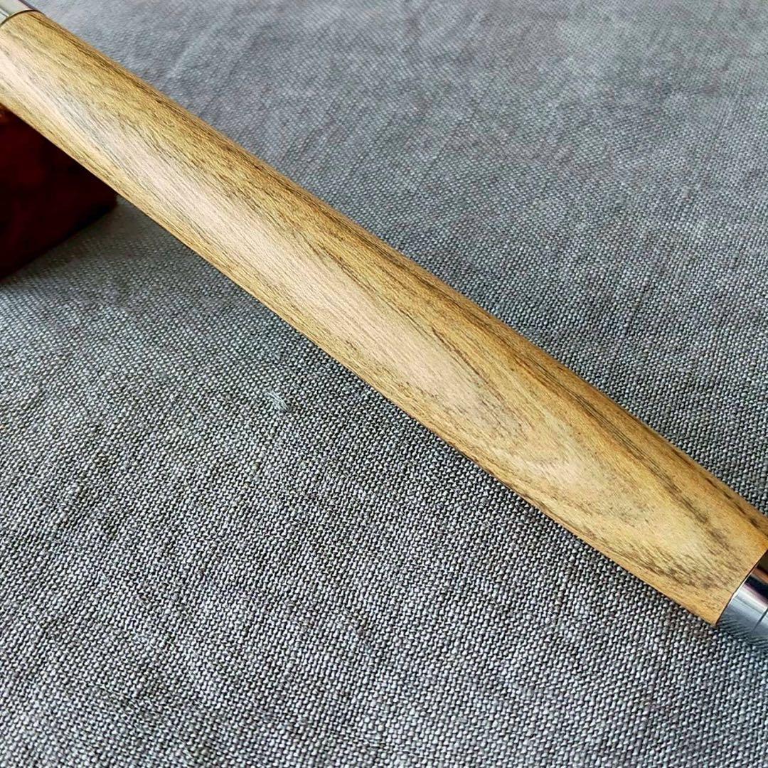 ターキッシュピスタチオ　ハンドメイド　木軸ボールペン　G2　天然木　シルバー