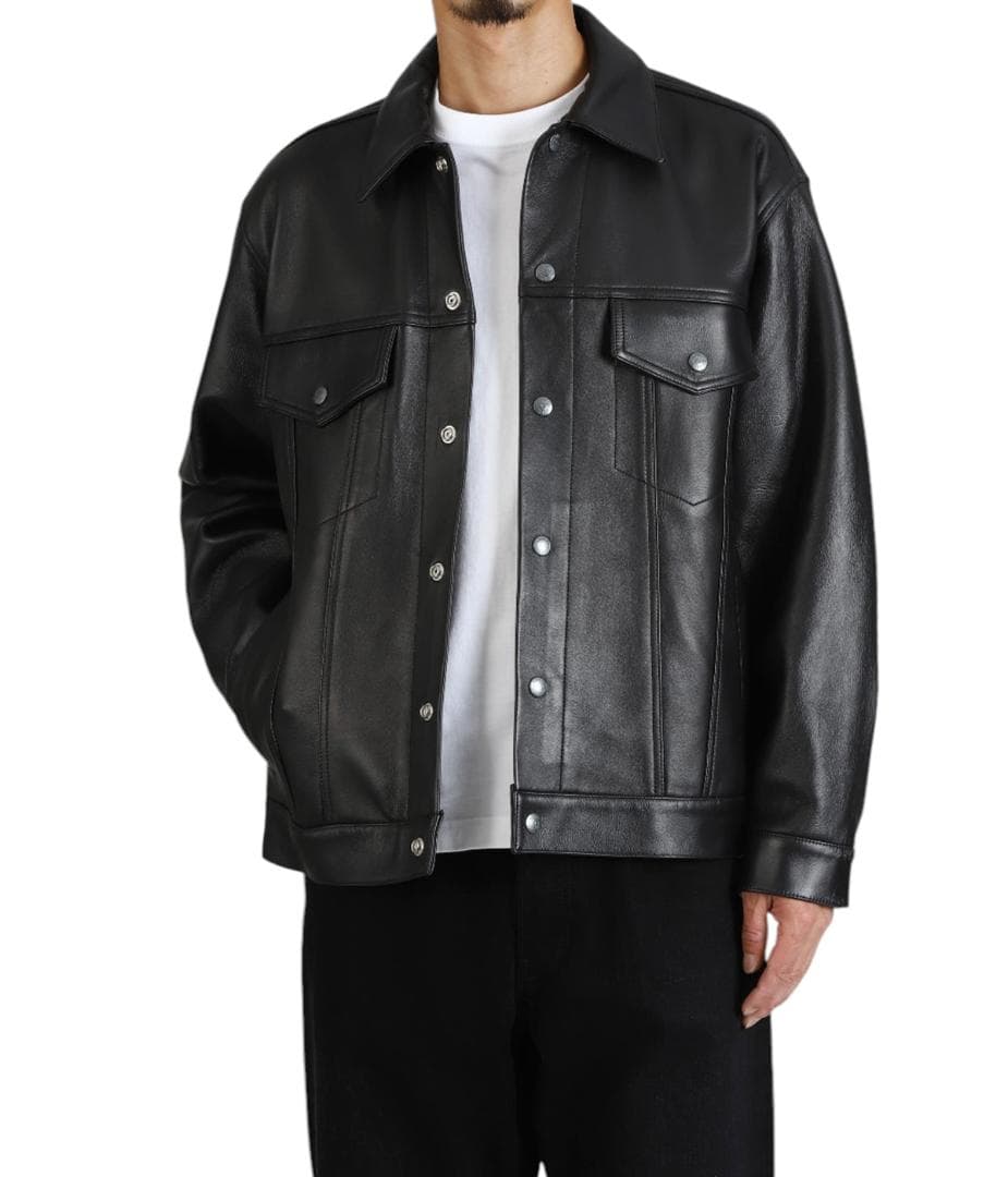 新品 WACKO MARIA 25AW TRUCKER レザー ジャケット