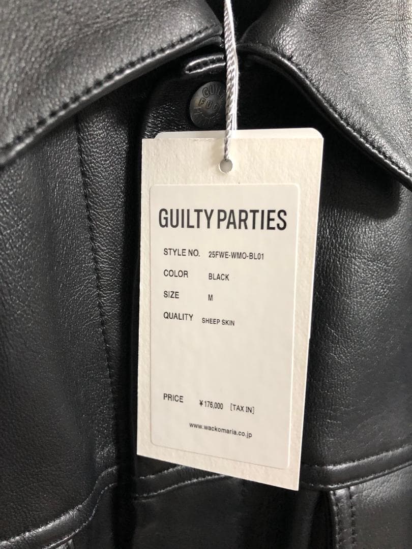 新品 WACKO MARIA 25AW TRUCKER レザー ジャケット