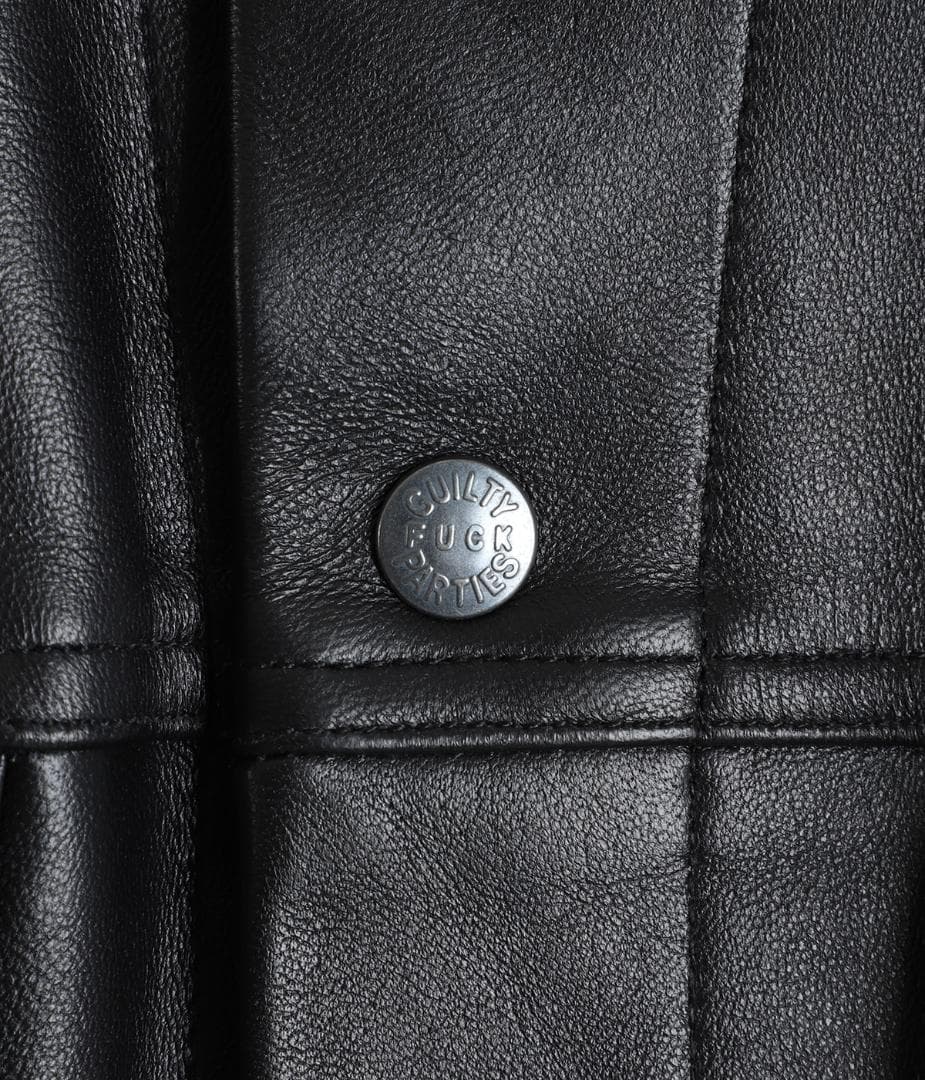 新品 WACKO MARIA 25AW TRUCKER レザー ジャケット