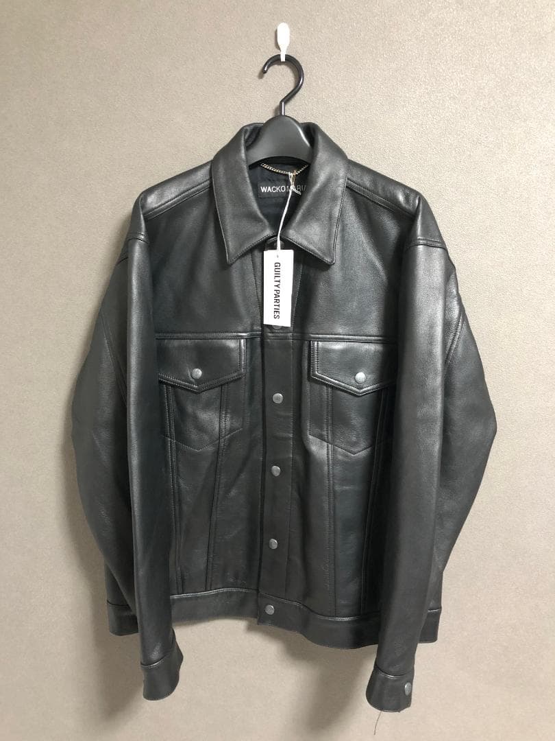 新品 WACKO MARIA 25AW TRUCKER レザー ジャケット