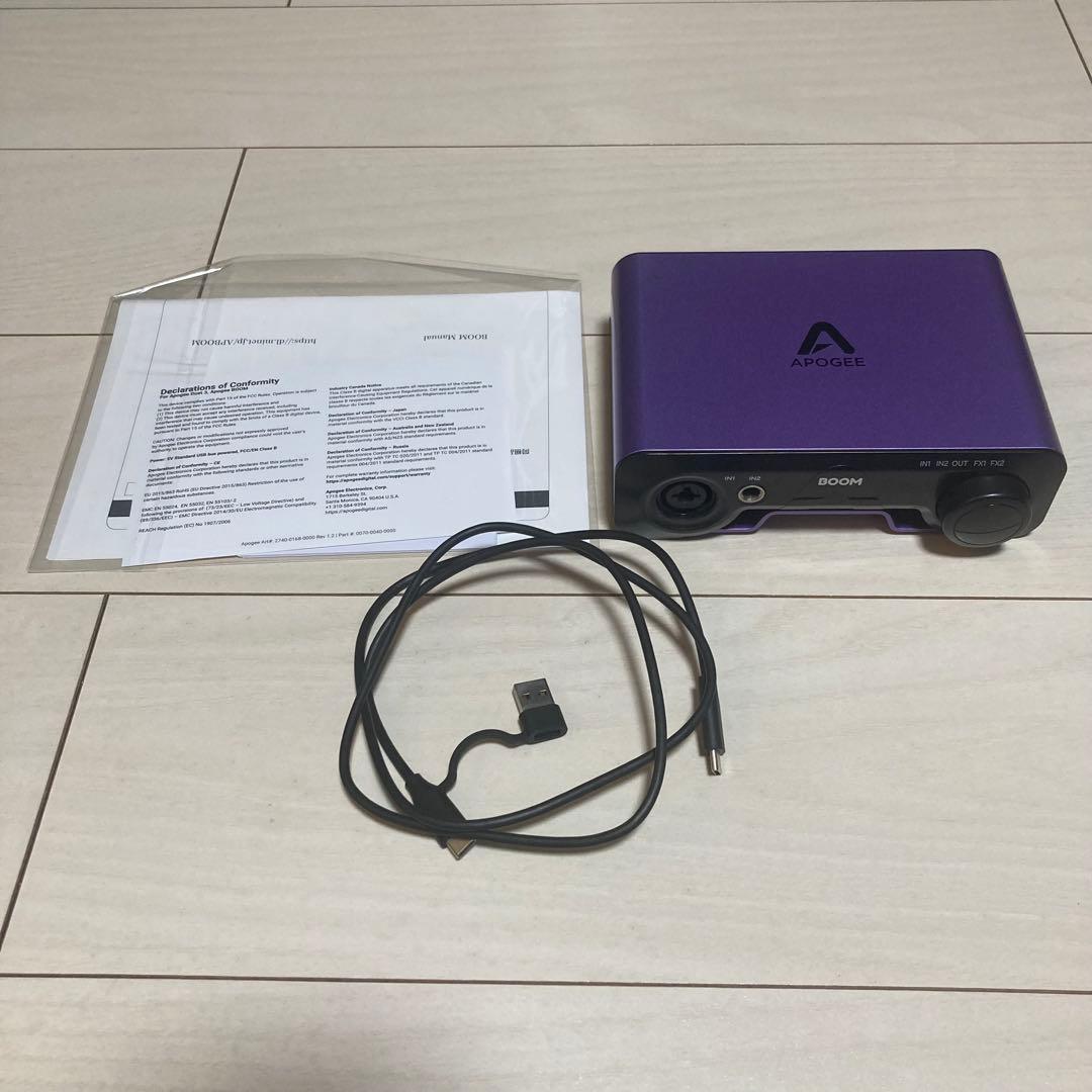 APOGEE BOOM オーディオインターフェイス