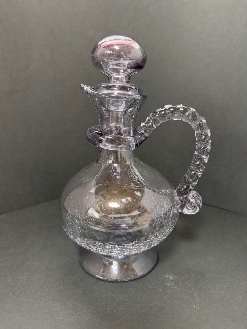 ウランガラス　酒器　水差し　アンティーク　送料込み