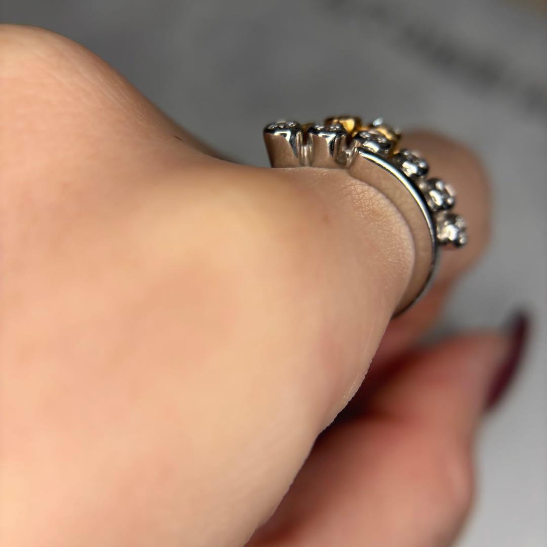 お年玉セール！K18 PT ダイヤモンドリング 0.8ct