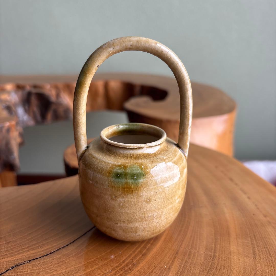 茶入 山口茂造 色被り 四滴茶入 茶道具 共箱