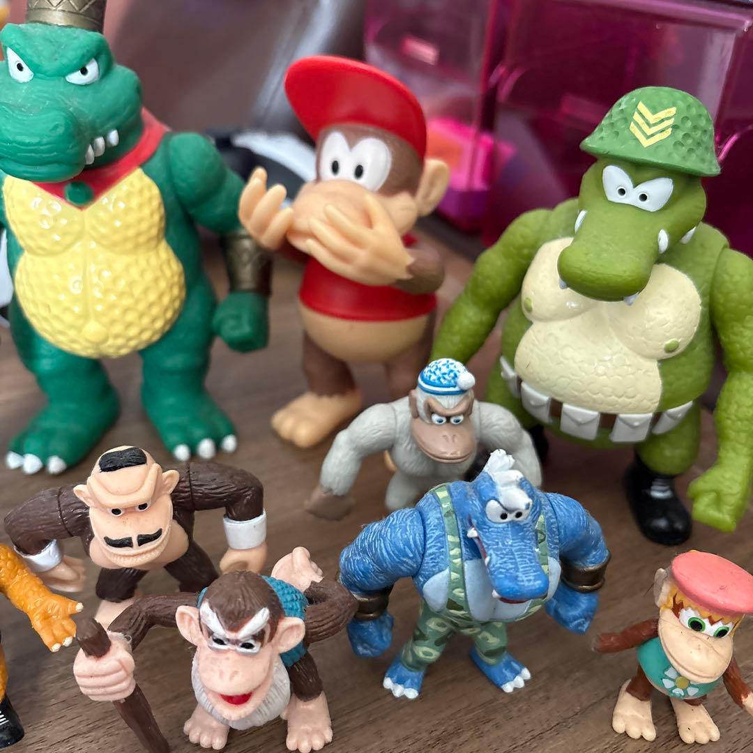 ドンキーコング フィギュア まとめ売り　ソフビ　当時物