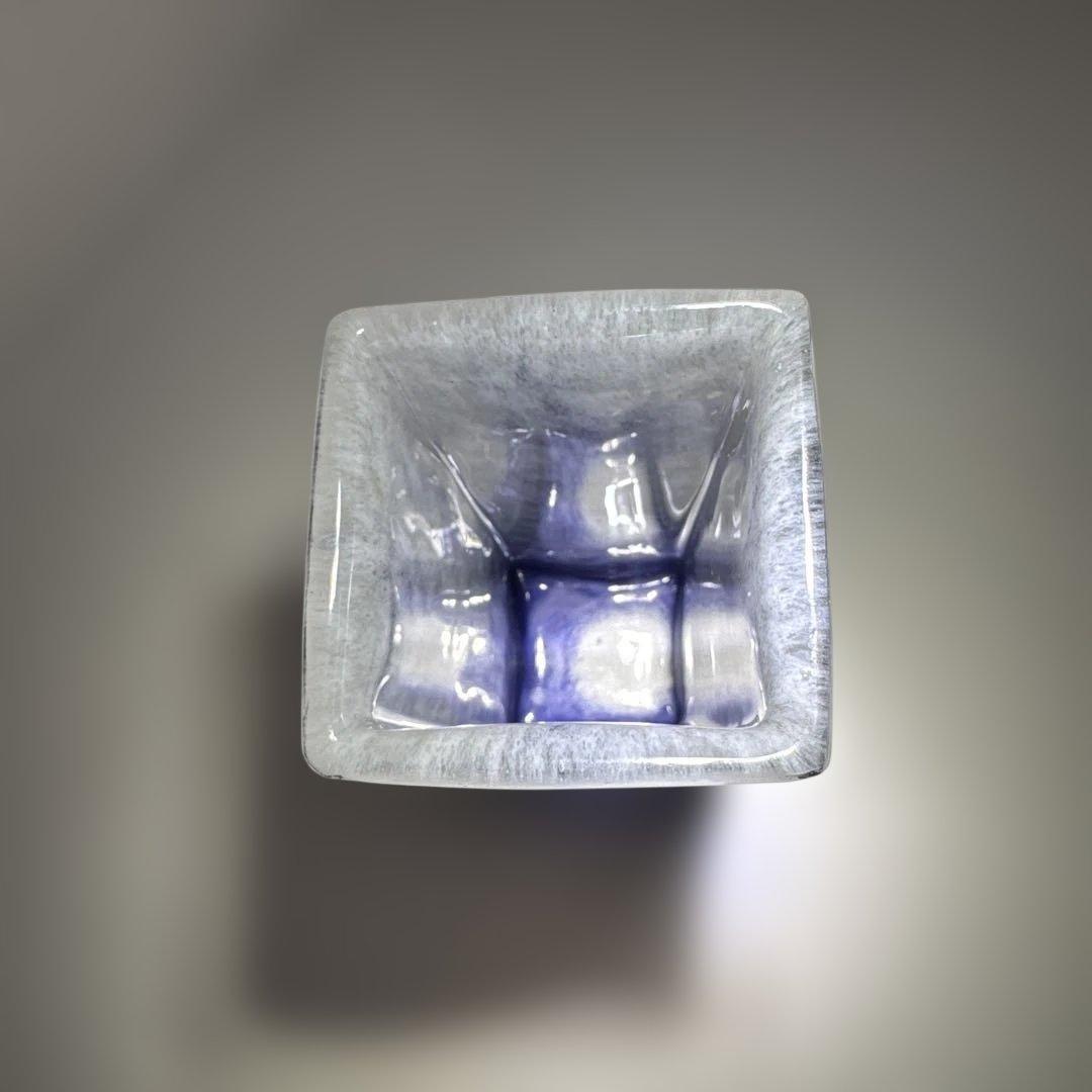 ★アンティークドーム 【 Daum 】 ★スミレ★ 花瓶★12.3 ㎝★