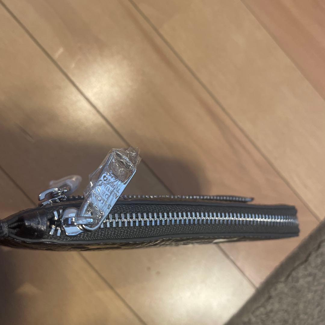 タイムセール新品未使用　サロンドアルファード　スリースターL字ミニ財布　ガンメタ