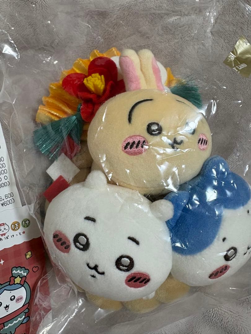 新品未使用未開封　ちいかわ しめ縄なぬいぐるみ　ちいかわ　ハチワレ　うさぎ
