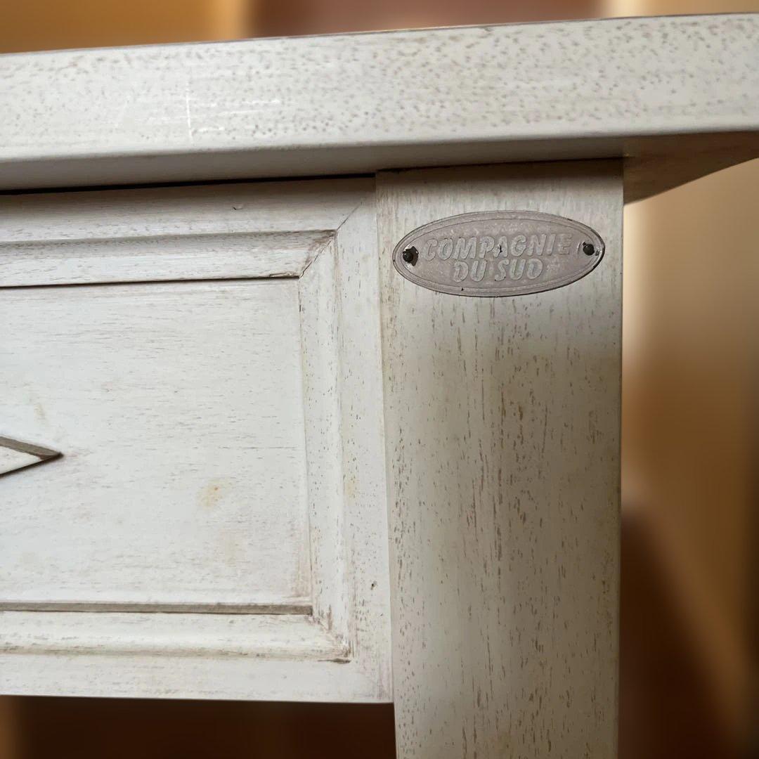 COMPAGNIE DU SUD ホワイトサイドテーブル