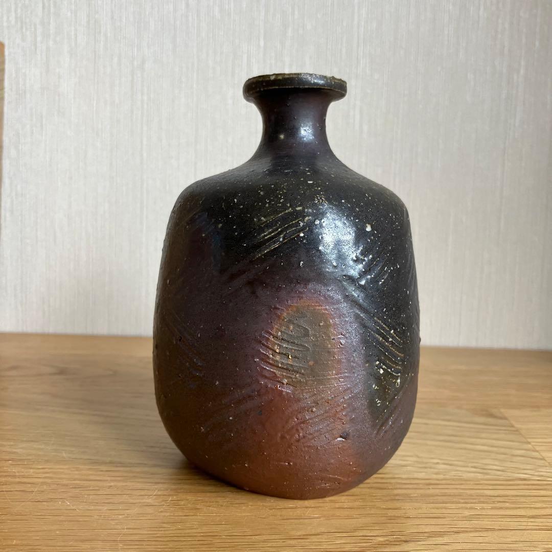 備前焼　徳利　酒器　松田華山造　※