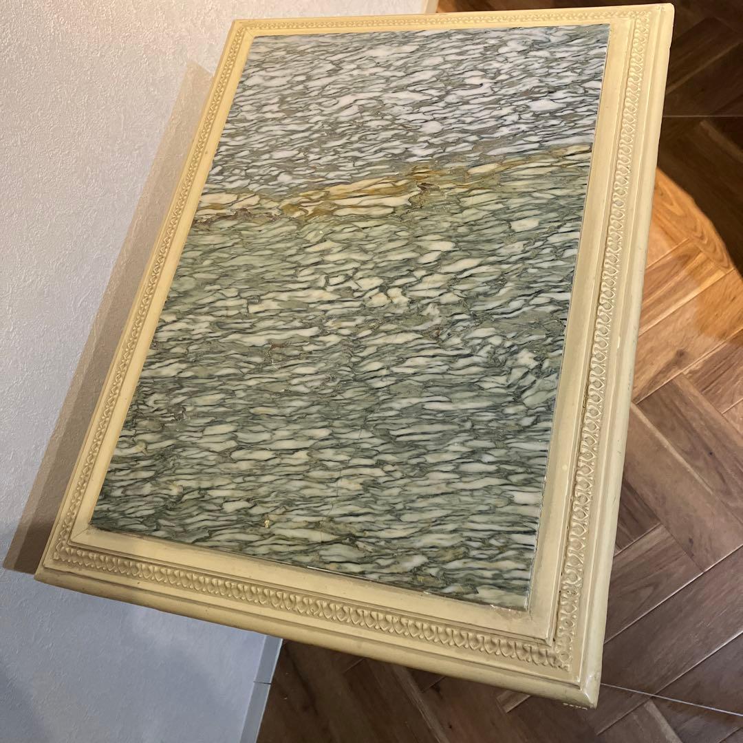 フランス　1900年アンティーク　大理石サイドテーブル