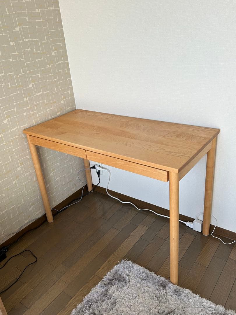 リビングハウス　ナチュラル木製デスク