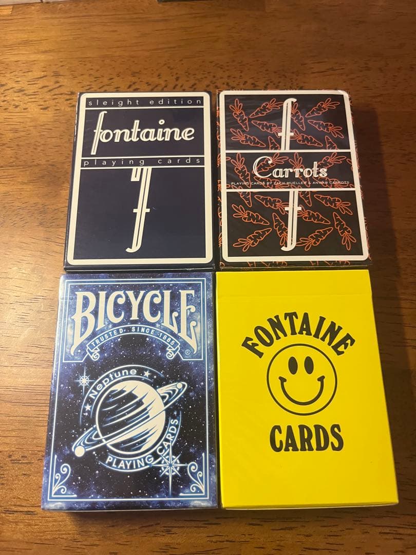 Fontaine トランプ 4デッキセット
