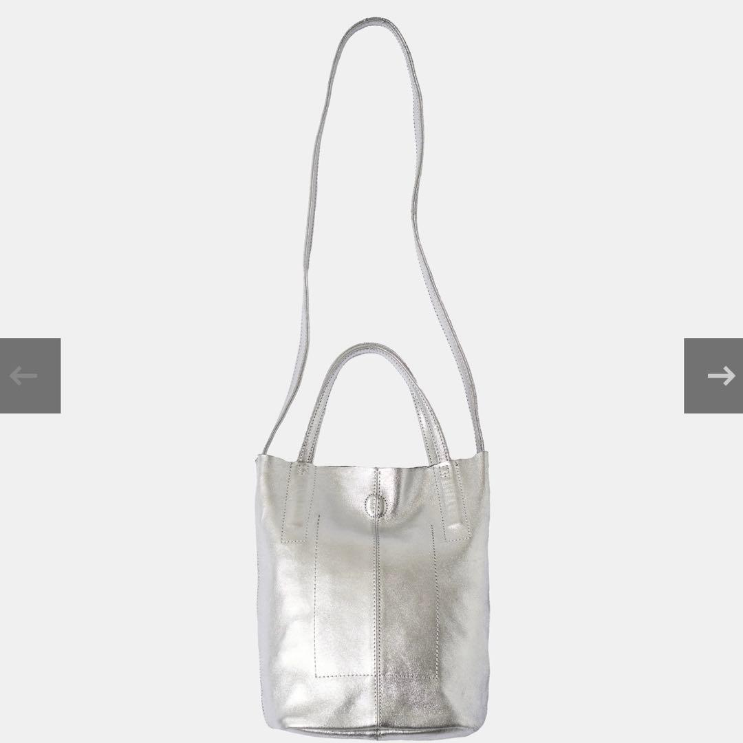 モルフェ、トートバック、2WAY SMALL TOTE SILVER、シルバー