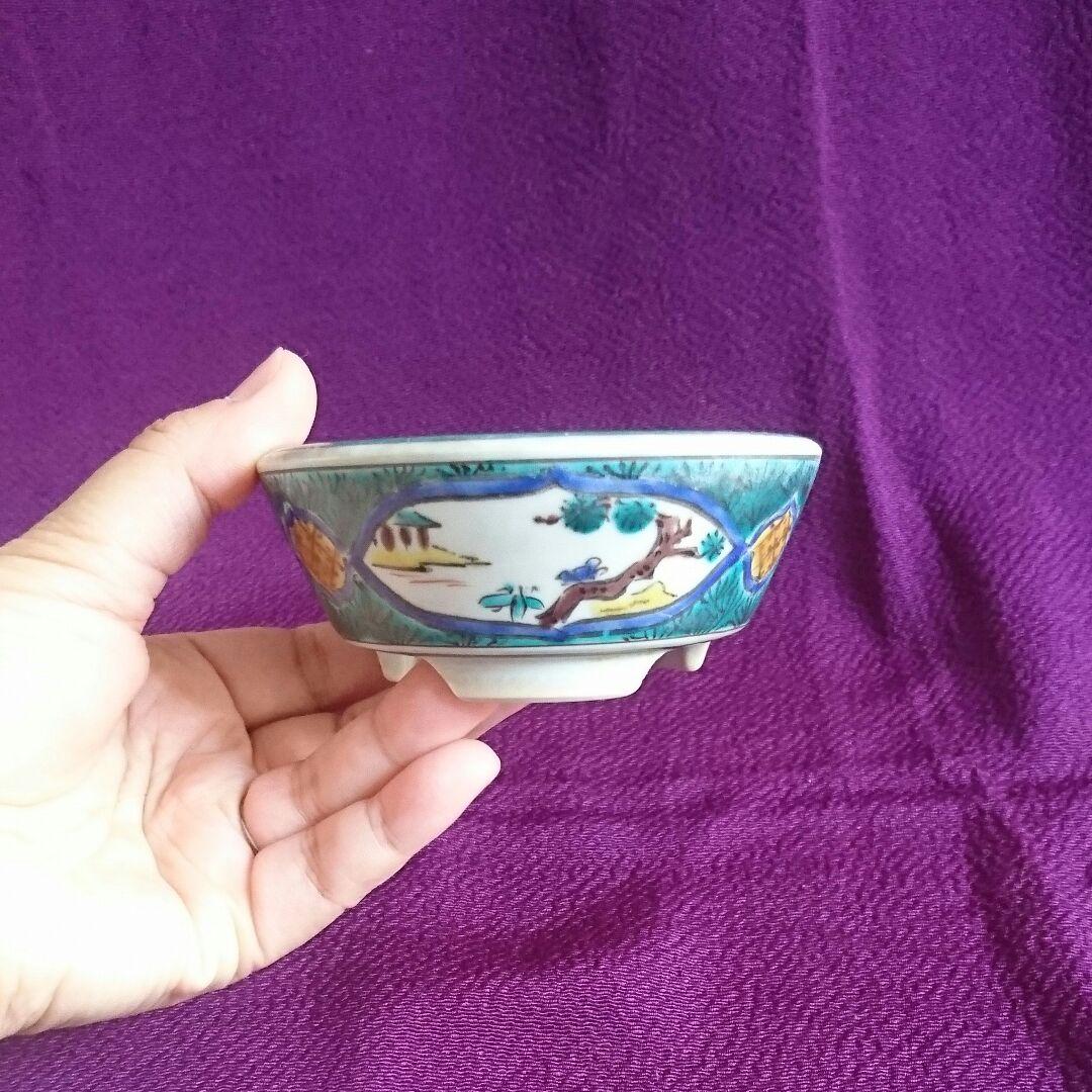 値下げ❗九谷 盆栽鉢 9.5センチ