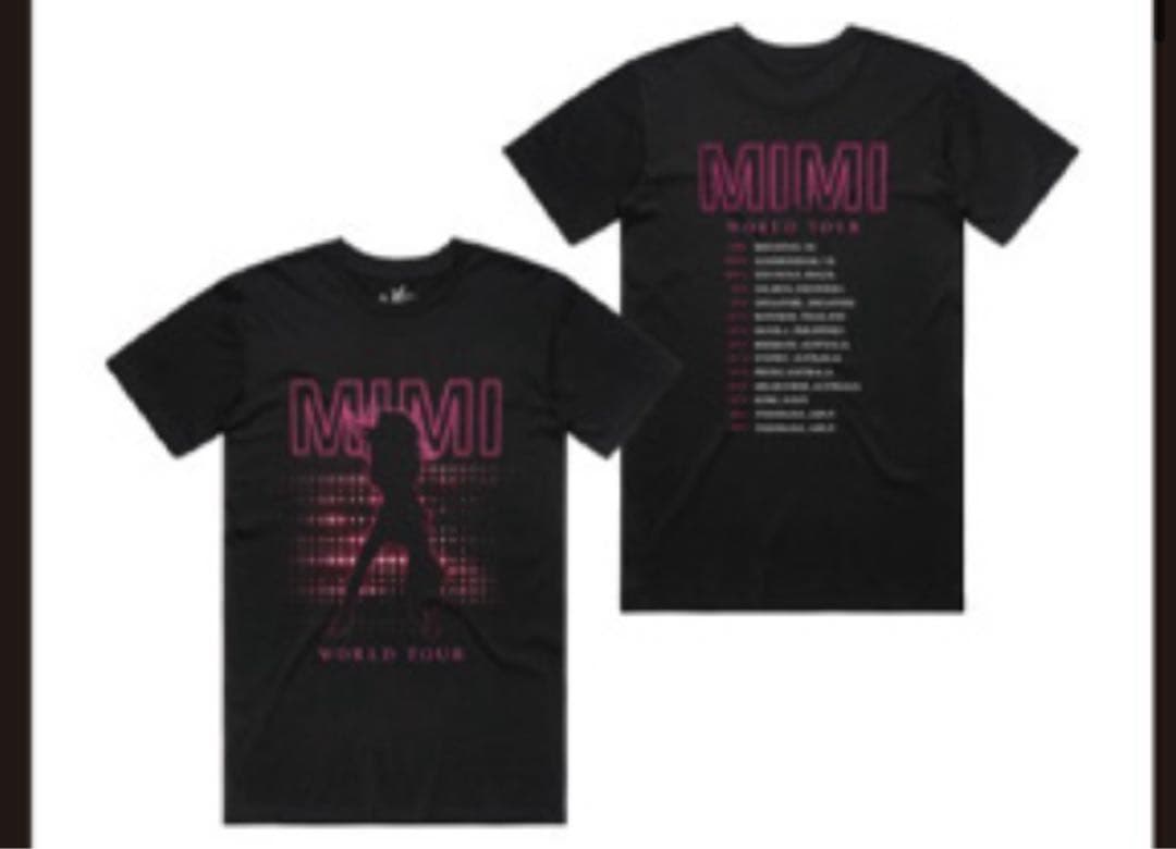 MARIAH CAREY /Tシャツ　Mサイズ　バックプリント有