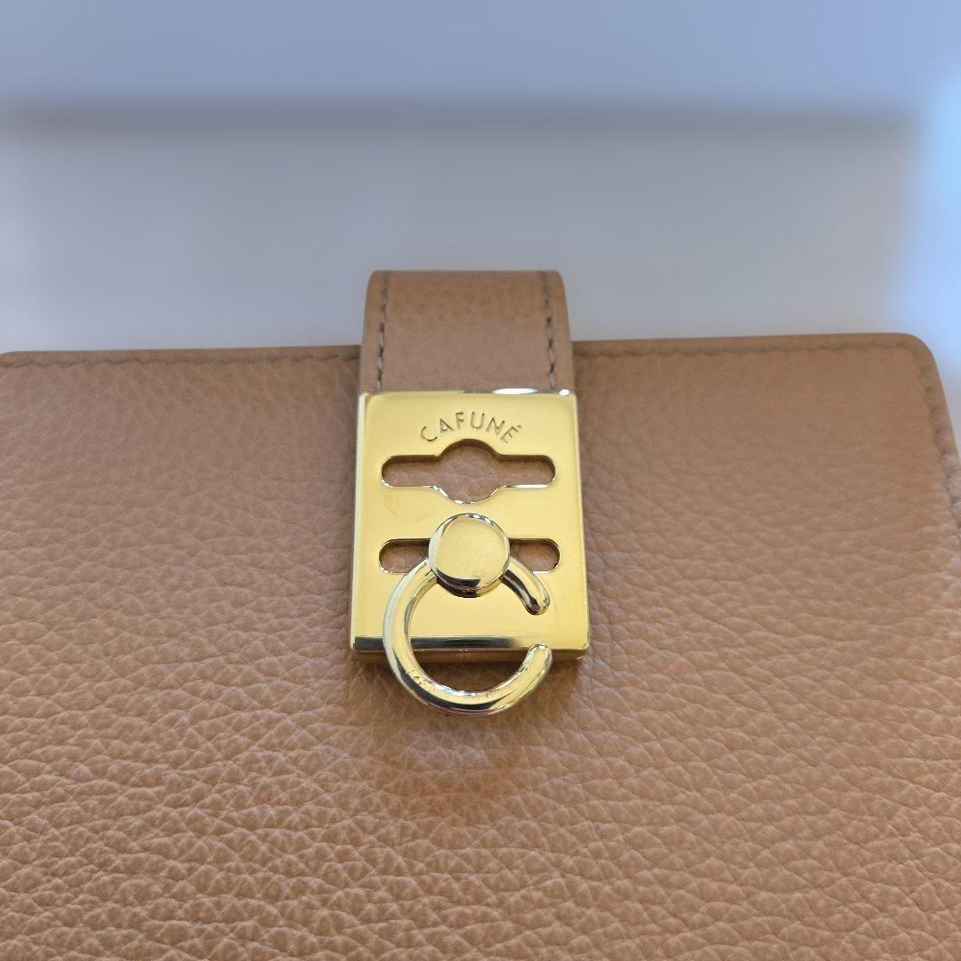 未使用　cafune カフネ 財布 スタンスフラップウォレット