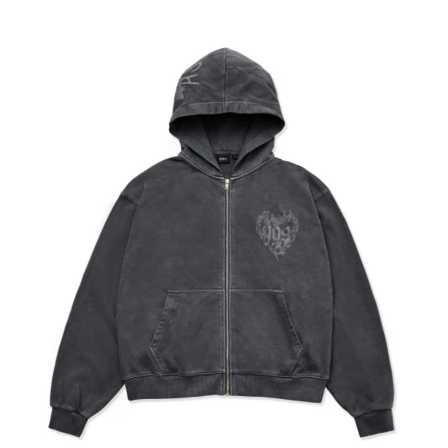 ENHYPEN ソンフン アーティストメイド パーカー チャコールグレー